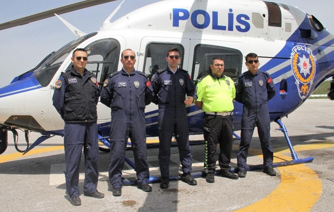 Trafiğe bayram boyunca havadan destek