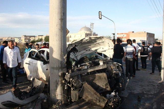 Nusaybin’de trafik kazası, 1 yaralı