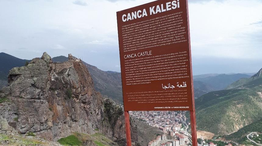 Gümüşhane’de tarihi ve turistik mekanların tabelaları yenileniyor