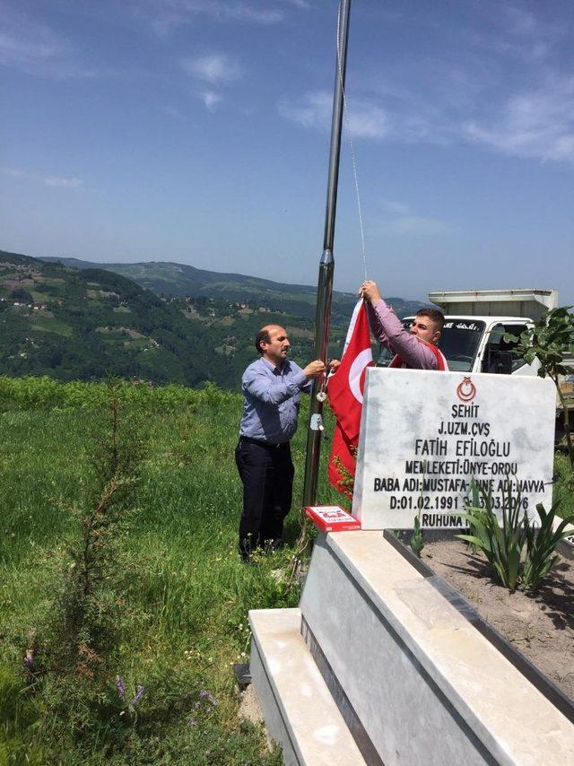 Büyükşehir şehitleri unutmadı