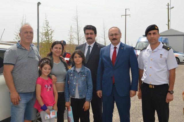 Kaymakam Bilgin, bayram öncesi trafikte alınan tedbirleri denetledi