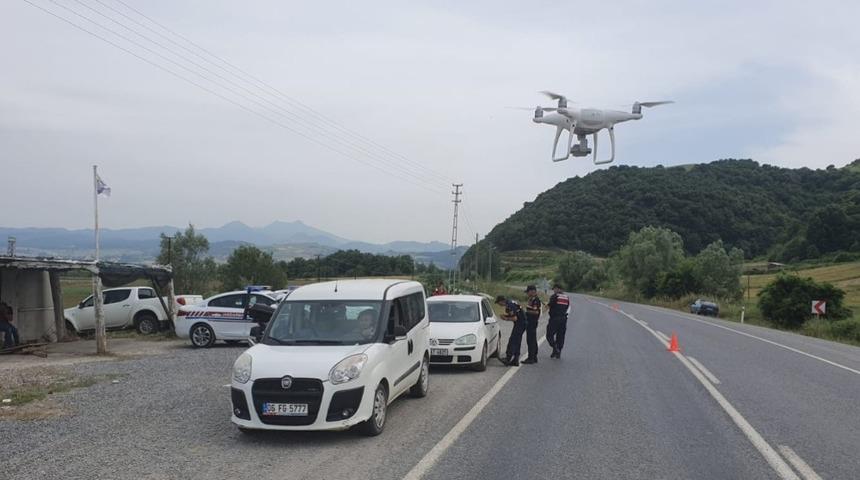 Jandarmadan havadan ve karadan denetim