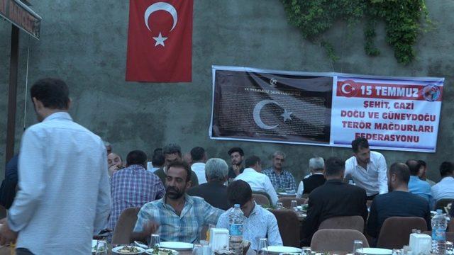 15 Temmuz Derneği’nden şehit aileleri ve gazilere iftar