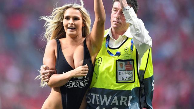 Şampiyonlar Ligi finalini karıştıran kadın Kinsey Wolanski