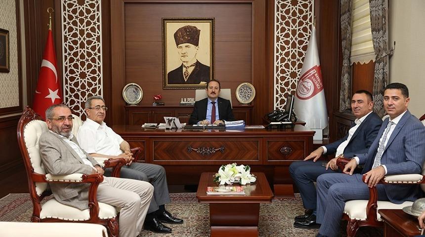 Şent&uuml;rk, Vali Ali Hamza Pehlivan&rsquo;ı ziyaret etti