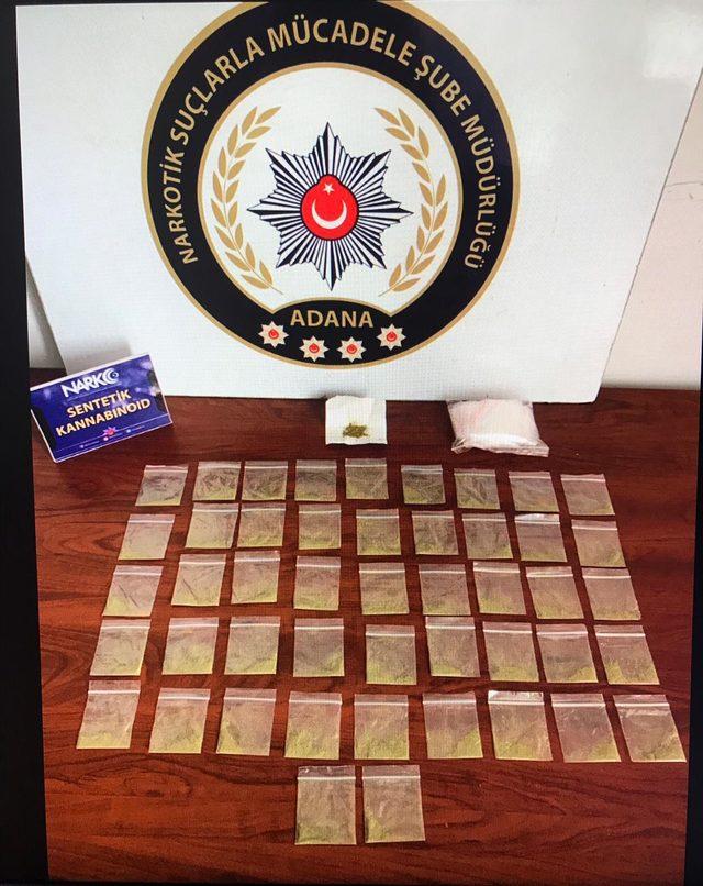 Adana'da uyuşturucu ticaretine 3 tutuklama