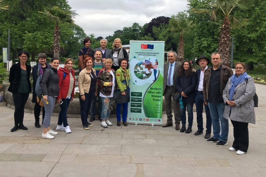 &Ccedil;ankaya&rsquo;dan Frankfurt&rsquo;a "G&uuml;&ccedil;l&uuml; Kadınlar Diren&ccedil;li Kentler" Ziyareti