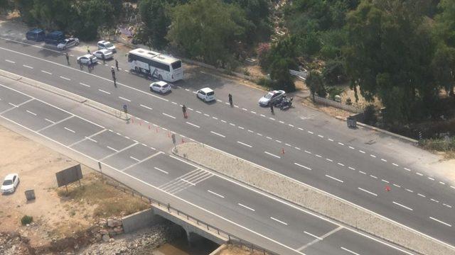 Mersin’de bayram trafiği havadan denetleniyor