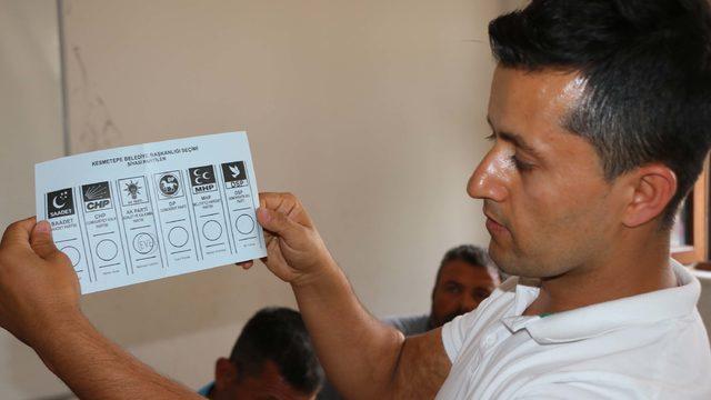 Kesmetepe beldesinde oy verme işlemi başladı (3)