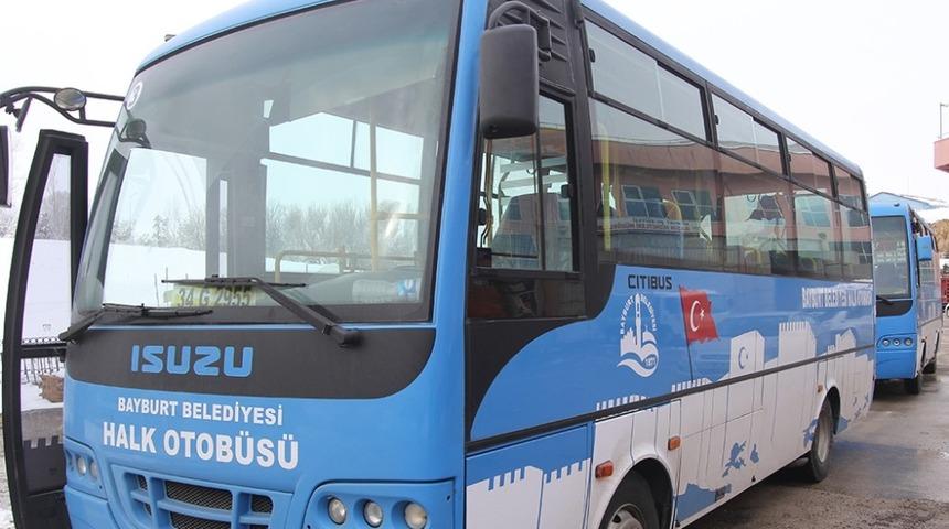 Bayburt Belediyesi Halk Otob&uuml;sleri bayramda &uuml;cretsiz olacak