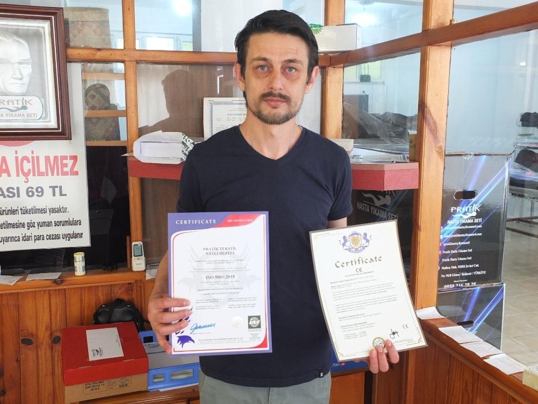 (&Ouml;zel) Hasta yıkama yatağı yaptı, 500 bin yatalak hastaya ulaşacak