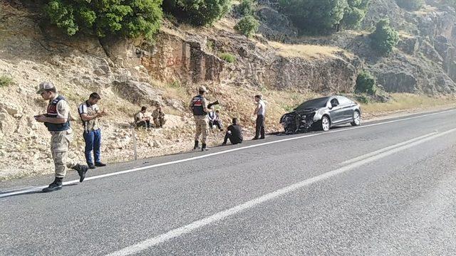 Bayram için aldığı otomobil memleket yolunda küle döndü