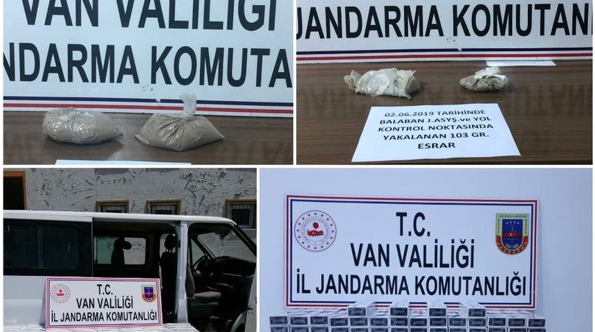Jandarmadan ka&ccedil;ak&ccedil;ılık operasyonları