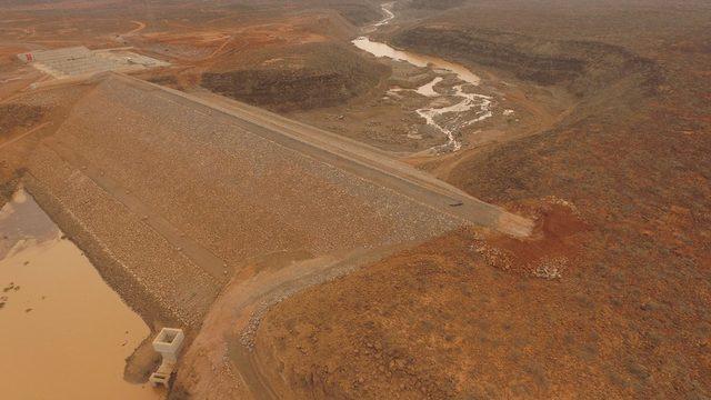 Türkiye'nin Cibuti'de inşa ettiği dostluk barajı tamamlandı