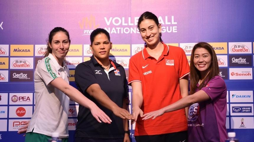 Milletler Ligi 3. hafta karşılaşmalarının basın toplantısı Bangkok’ta gerçekleştirildi