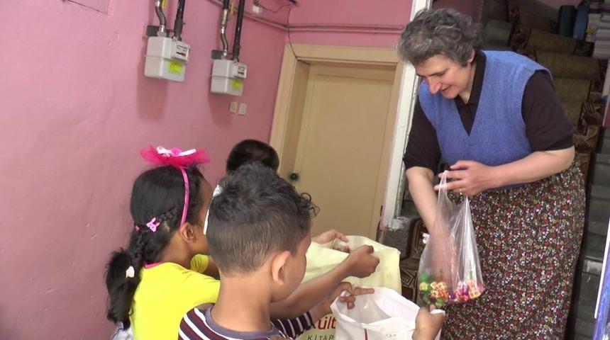 Erzurum&rsquo;da &ccedil;ocukların &ldquo;Arafalık&rdquo; mutluluğu