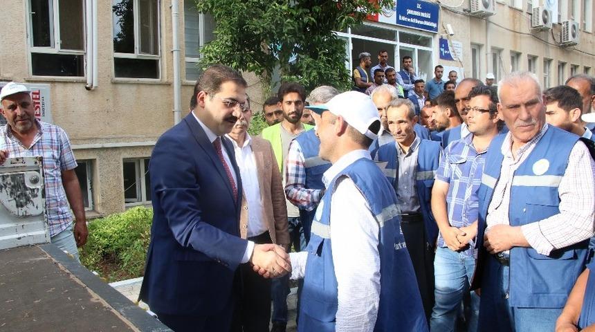 Canpolat park bah&ccedil;e personelleri ile bir araya geldi