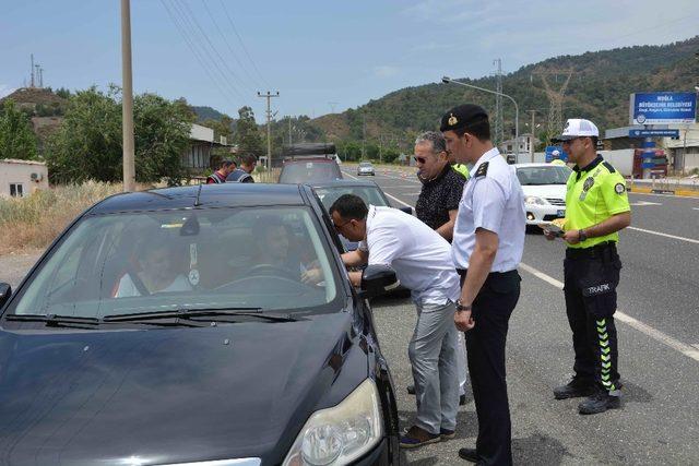 Ortaca’da Ramazan Bayramı öncesi trafik tedbirleri artırıldı