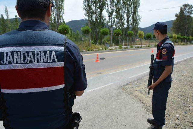 Ortaca’da Jandarma’dan bayram trafiğine “havadan” denetim