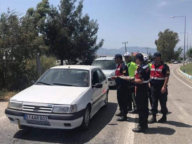 Jandarmadan Ramazan Bayramı öncesi trafik uygulaması