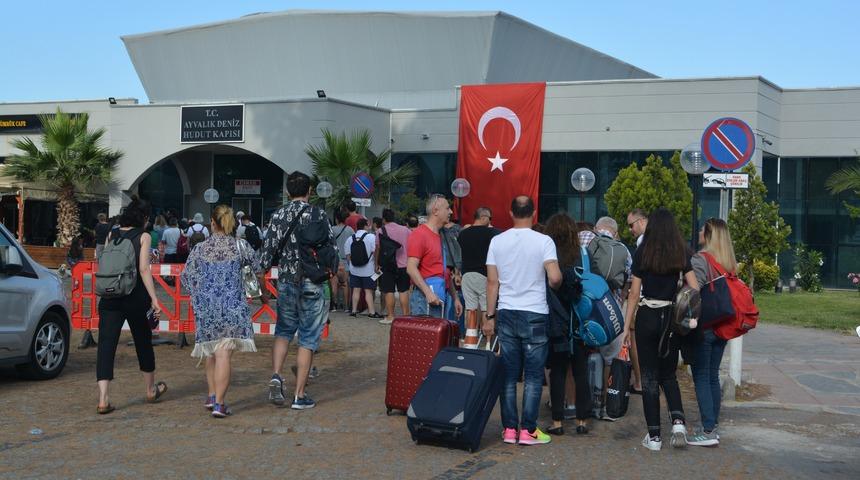 Bu yıl Ege adalarına bayram yoğunluğu azaldı