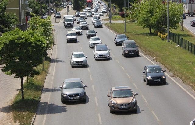 Samsun-Ordu karayolunda ’bayram’ yoğunluğu