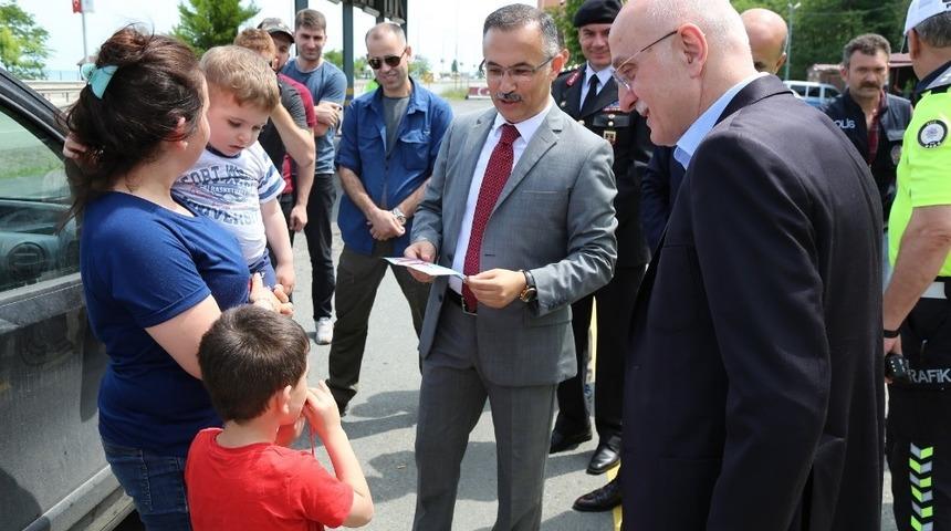 İ&ccedil;işleri Bakan Yardımcısı Tayyip Sabri Erdil, Rize&rsquo;de polis noktalarını ziyaret etti