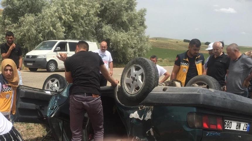 Kırşehir’de kaza:1 ağır yaralı