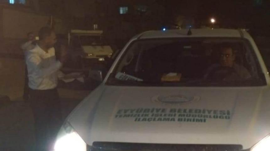 Kuş, ila&ccedil;lama &ccedil;alışmalarını denetledi