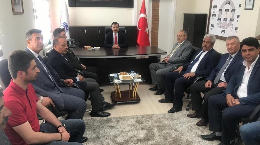 Sarıkamış’ta bayramlaşma töreni