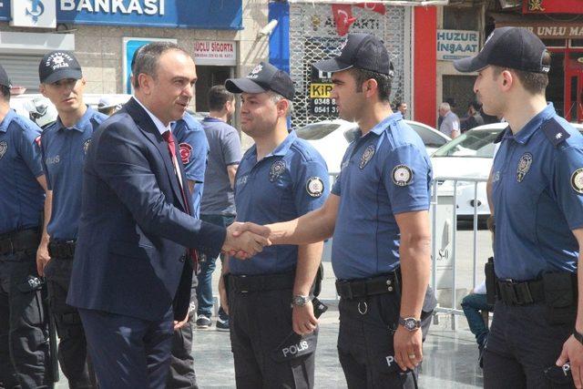 Kilis’te, protokol bayramlaşması