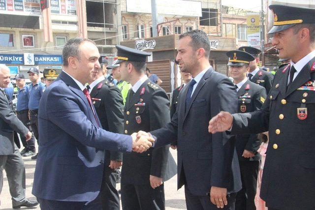 Kilis’te, protokol bayramlaşması