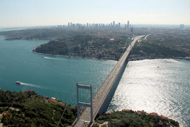 İstanbul'da polis helikopteriyle bayram denetimi