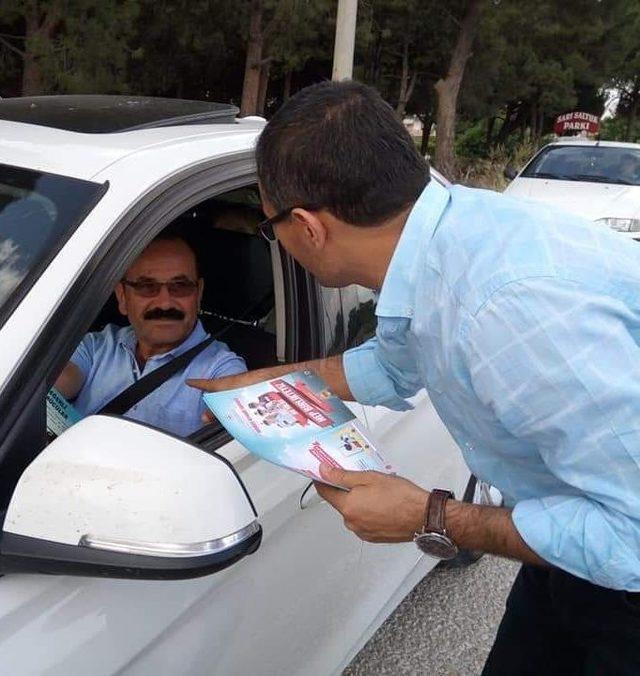 Kaymakam Uçgun trafik denetimine katıldı