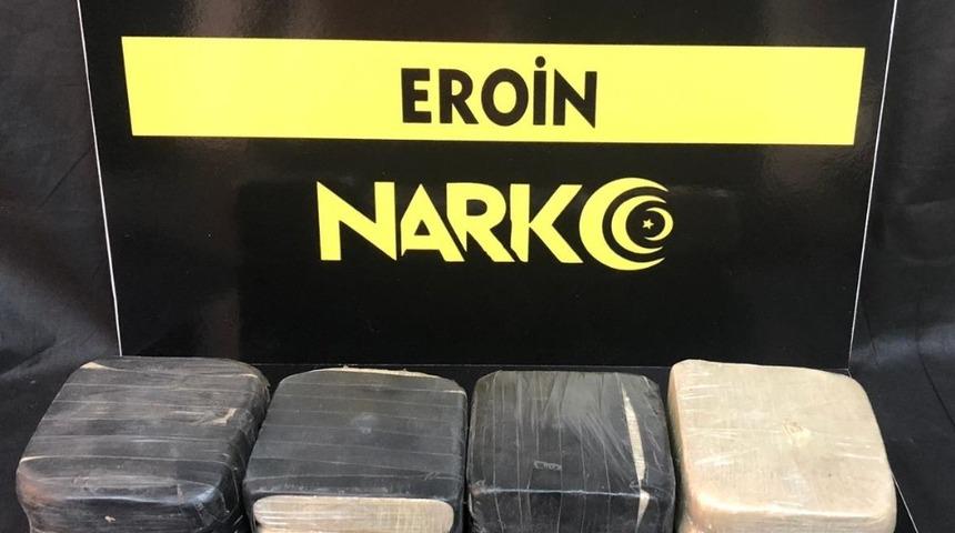 Bitlis’te 4 kilo 127 gram eroin ele geçirildi