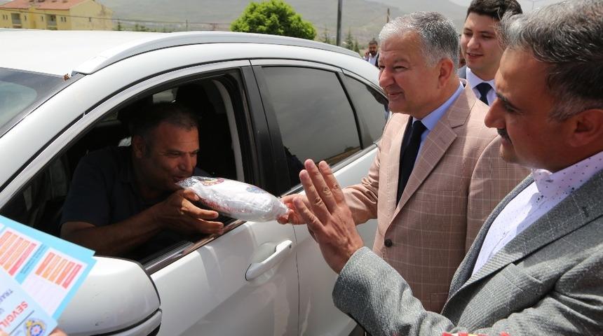 Develi İl&ccedil;e Protokol&uuml;nden Trafik Kontrol&uuml;