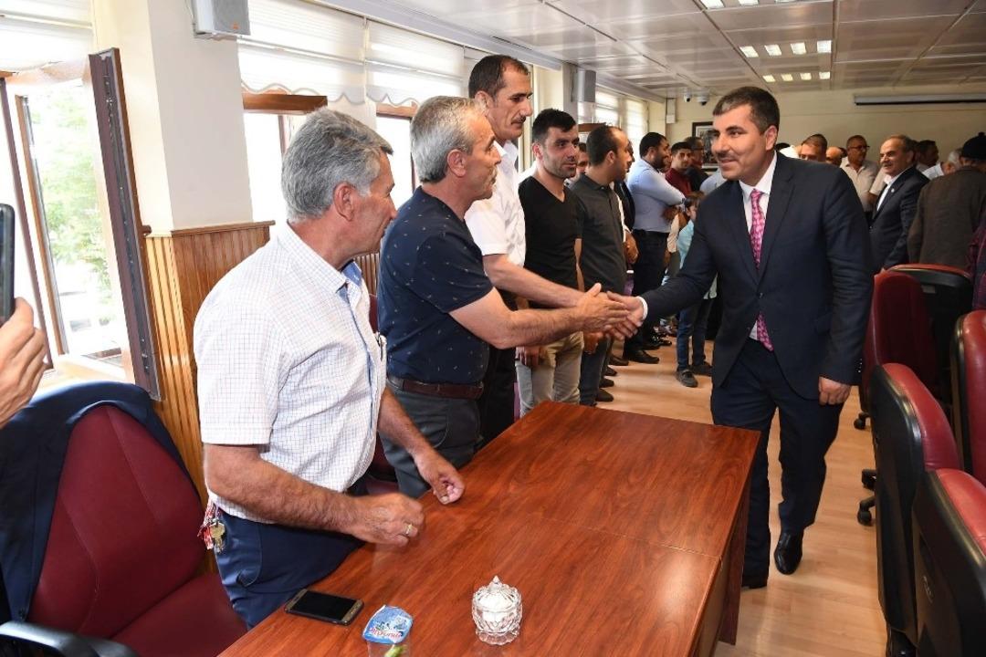 Muş Belediyesinde personel bayramlaşması