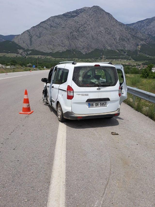 Çorum’da trafik kazası: 1 yaralı