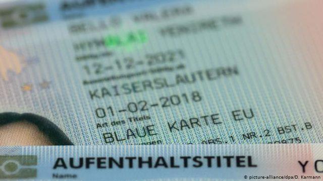 Almanya'da geçen yıl binden fazla Türk vatandaşı Mavi Kart aldı