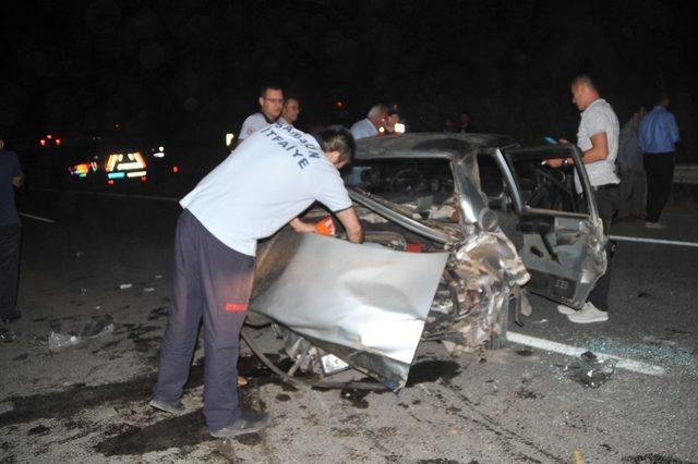 Samsun’da trafik kazası: 1 ölü, 4 yaralı