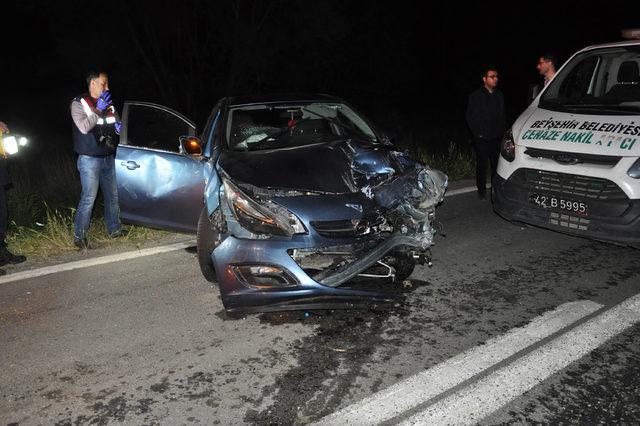 Konya'da zincirleme kaza: 1 ölü, 4 yaralı