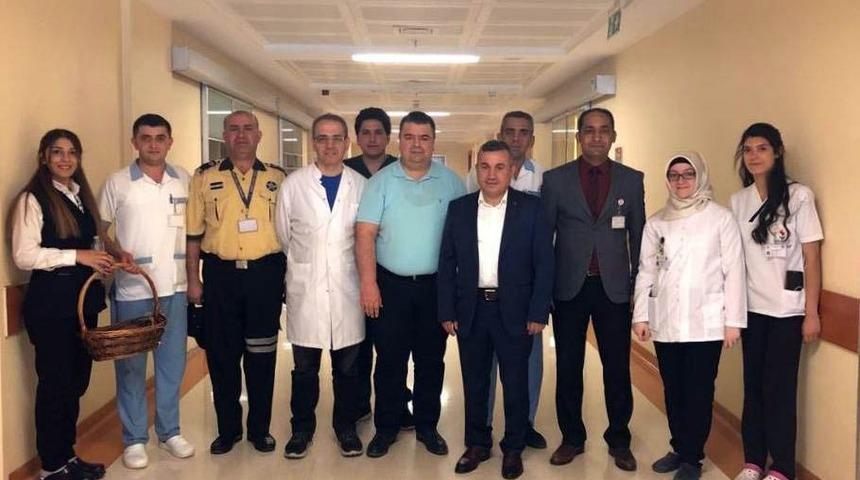 SANKO Üniversitesi hastanesi’nde bayramlaşma