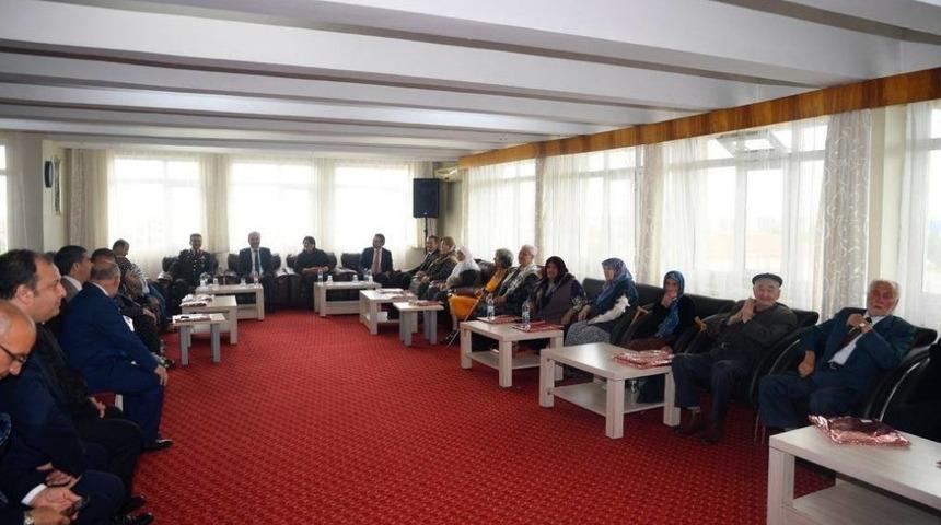 Edirne huzurevinde bayramlaşma