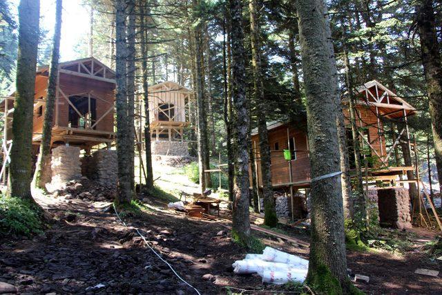 Gölcük Tabiat Parkı'na dağ köşkü ve bungalov projesi iptal