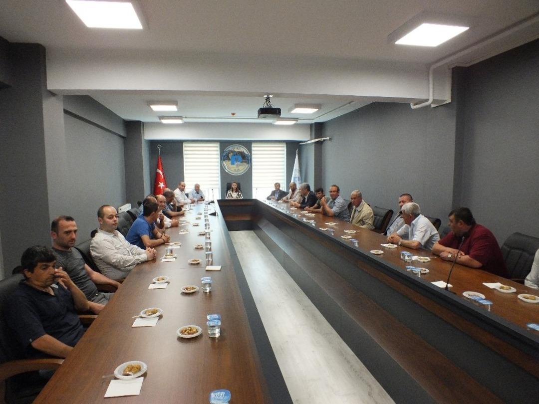 Başkan Tekin belediye personeli ile bayramlaştı