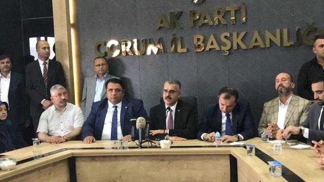 AK Parti Çorum teşkilatlarında bayramlaşma