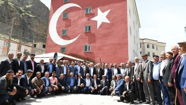 Çatak’ta bayramlaşma