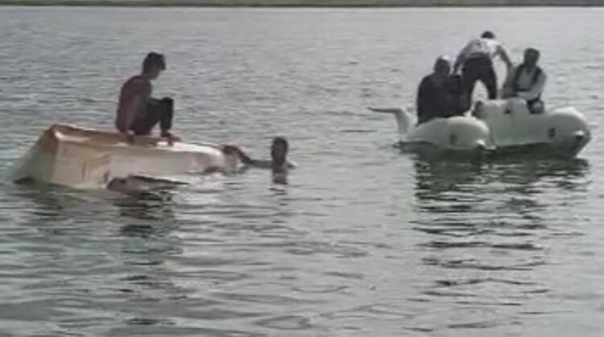 Su bisikletinde korku dolu anlar