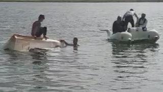 Su bisikletinde korku dolu anlar