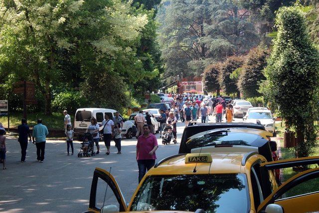 Termal’de bayram yoğunluğu